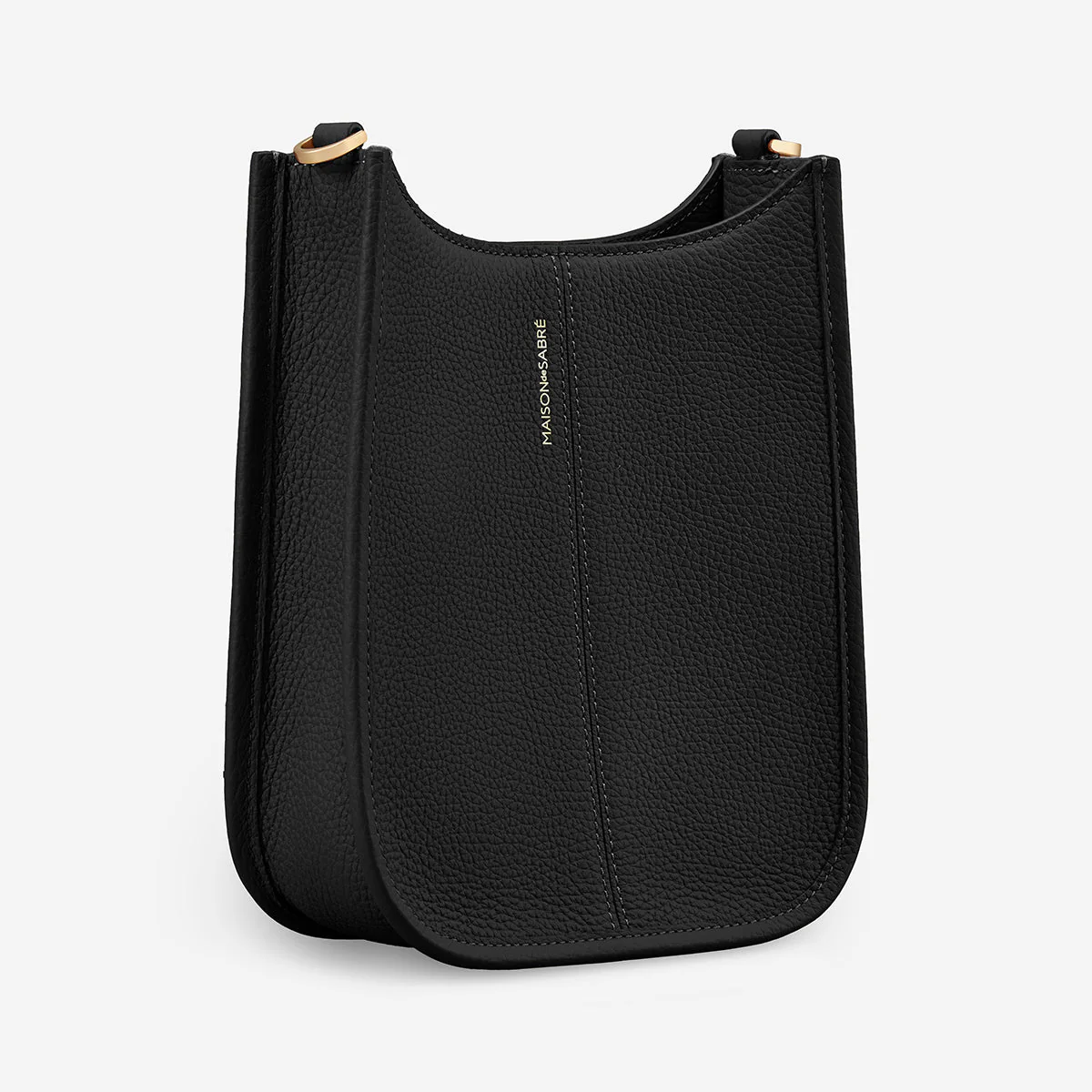 The Mini Saddle Bag - Black Caviar - Image 10