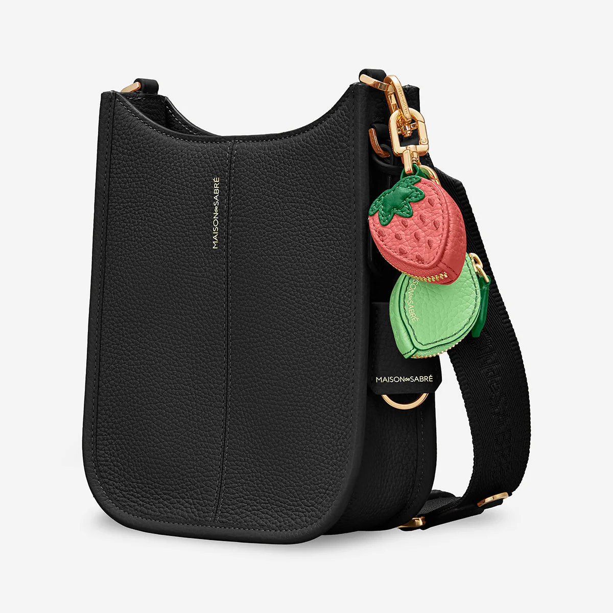 The Mini Saddle Bag - Black Caviar - Image 3