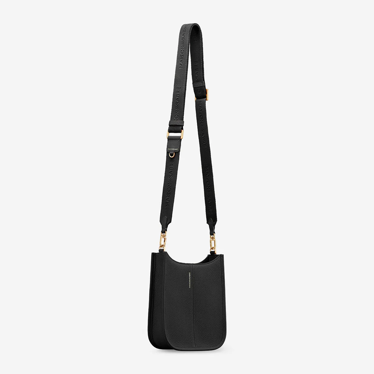 The Mini Saddle Bag - Black Caviar - Image 5
