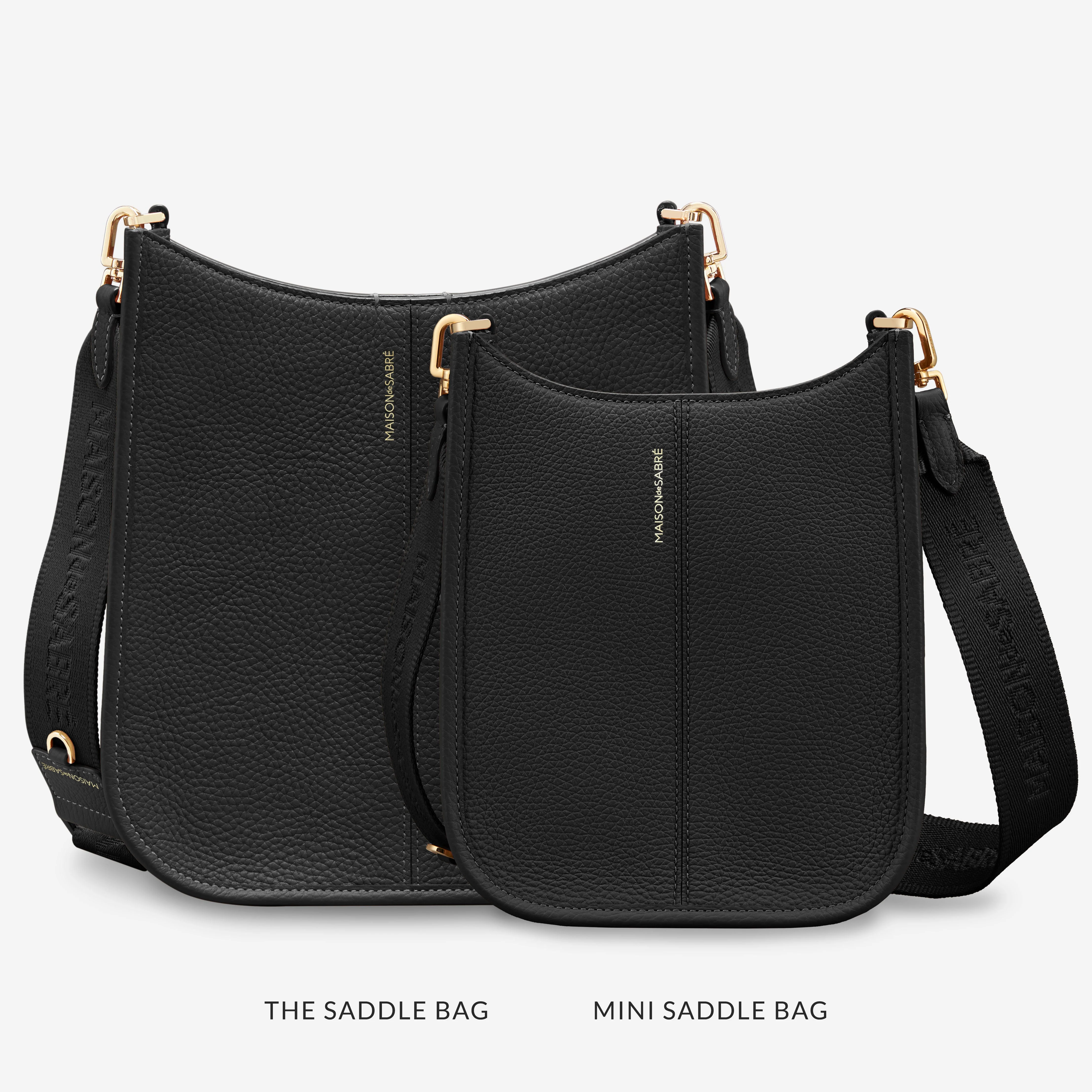 The Mini Saddle Bag - Black Caviar - Image 6