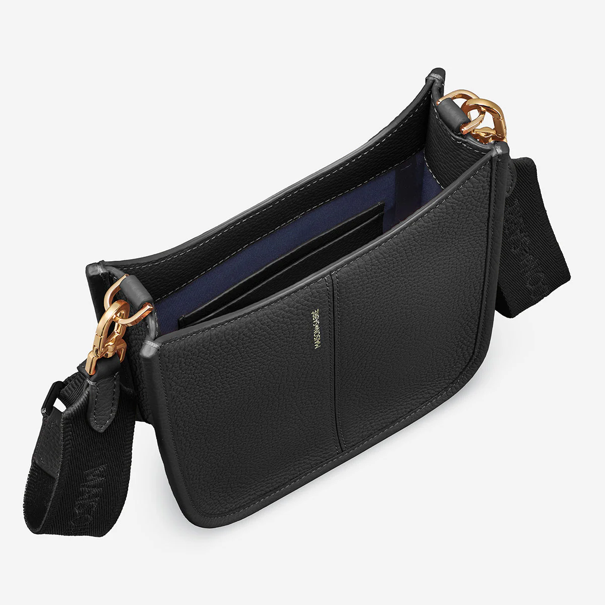 The Mini Saddle Bag - Black Caviar - Image 8