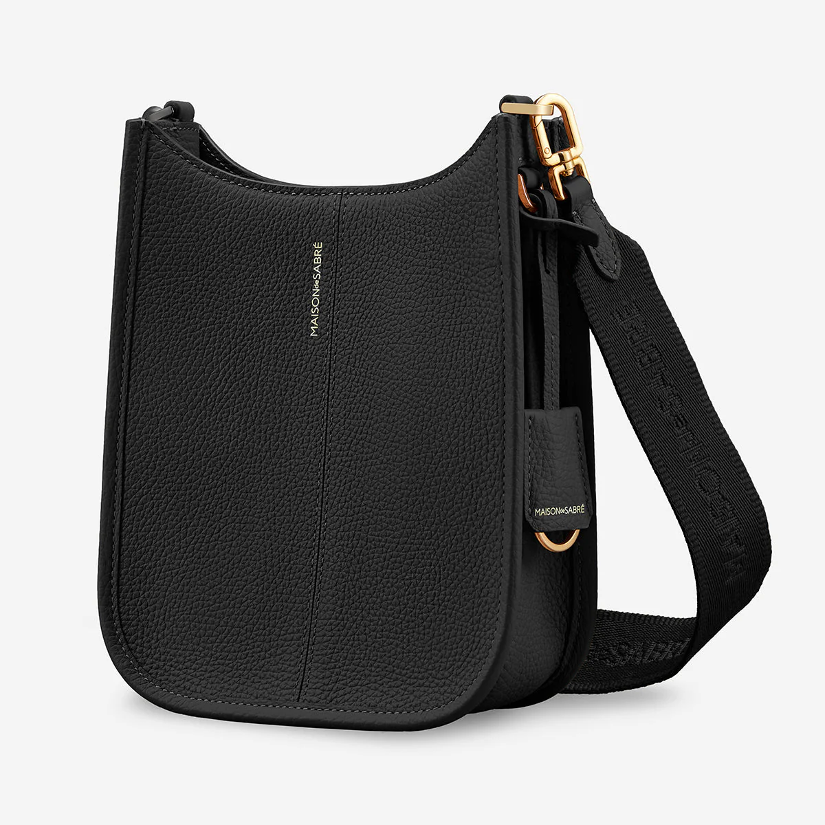 The Mini Saddle Bag - Black Caviar - Image 9