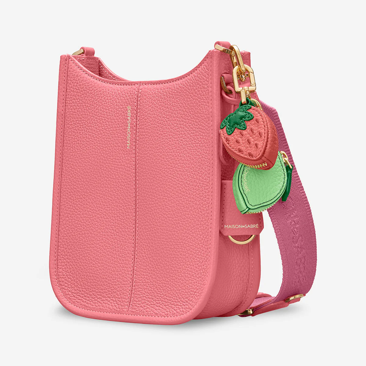 The Mini Saddle Bag - Candy Pink - Image 3