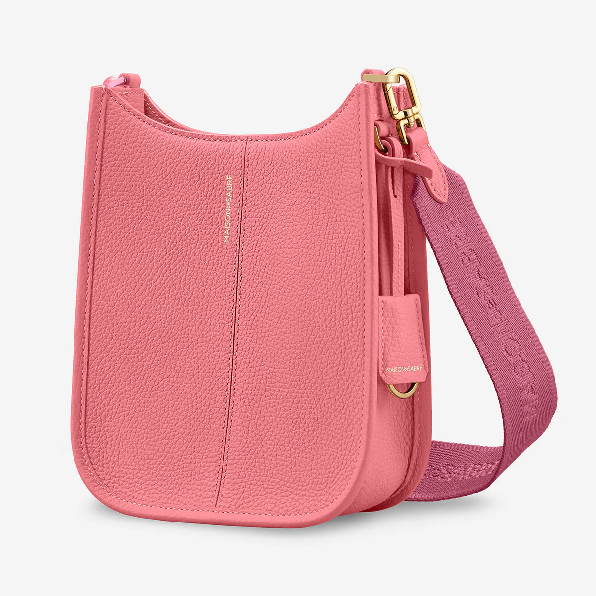 The Mini Saddle Bag - Candy Pink - Image 9