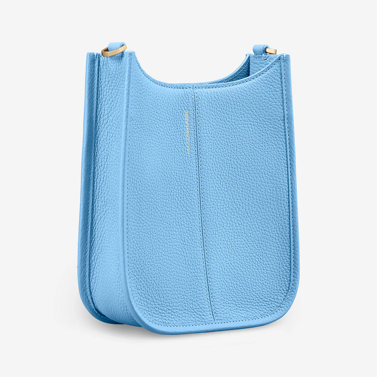 The Mini Saddle Bag - Sky Blue - Image 10
