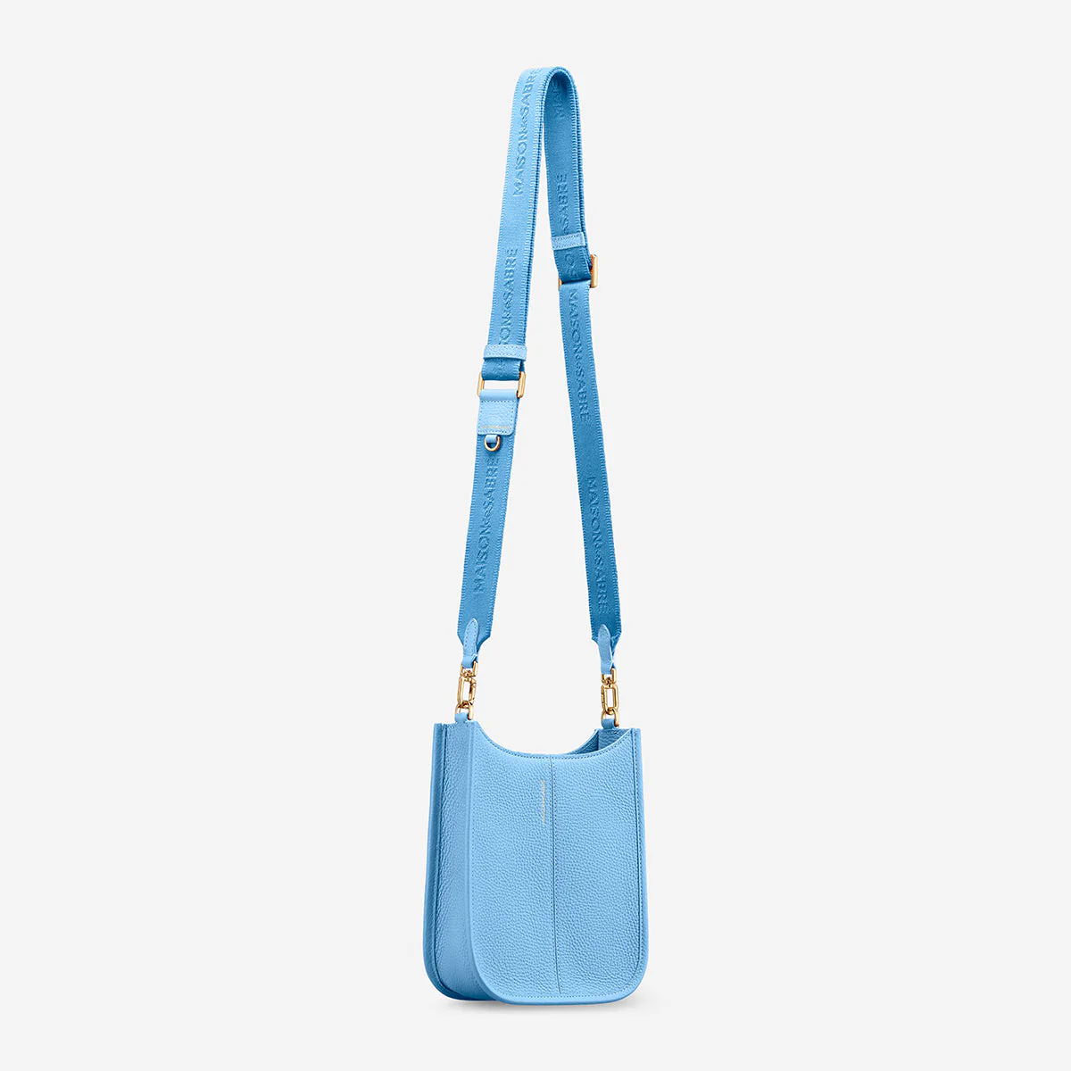 The Mini Saddle Bag - Sky Blue - Image 5