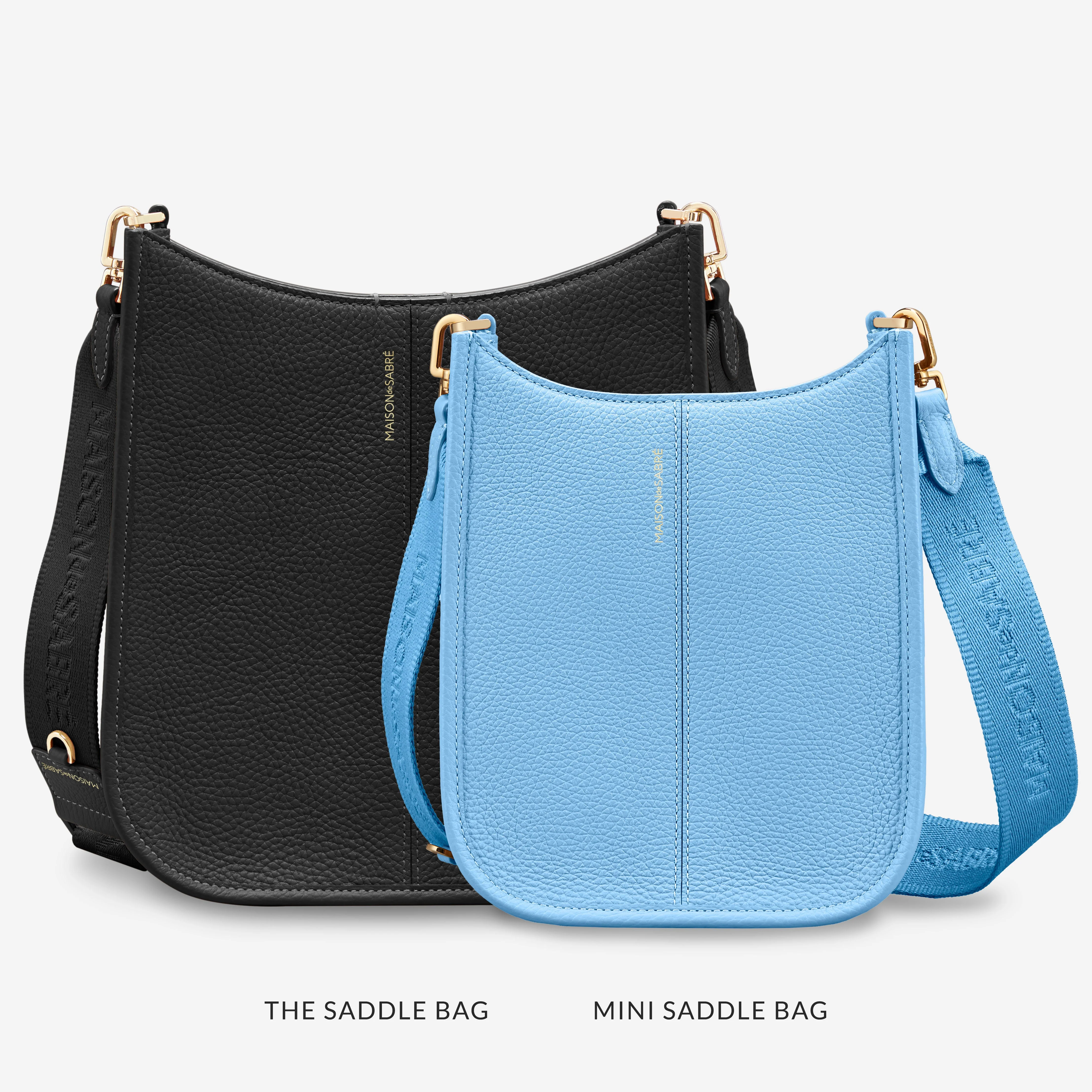 The Mini Saddle Bag - Sky Blue - Image 6