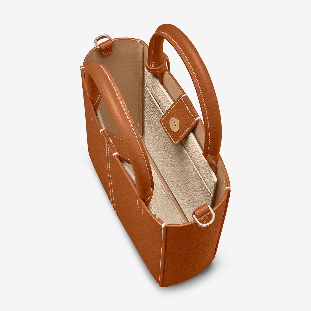 The Mini Soft Tote - Pecan Nude - Image 4