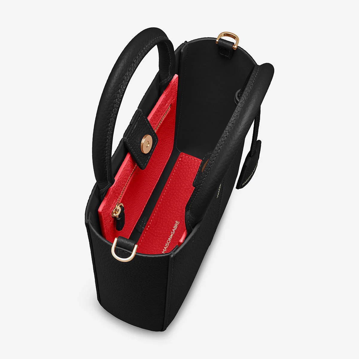 The Mini Soft Tote - Rouge Noir - Image 6