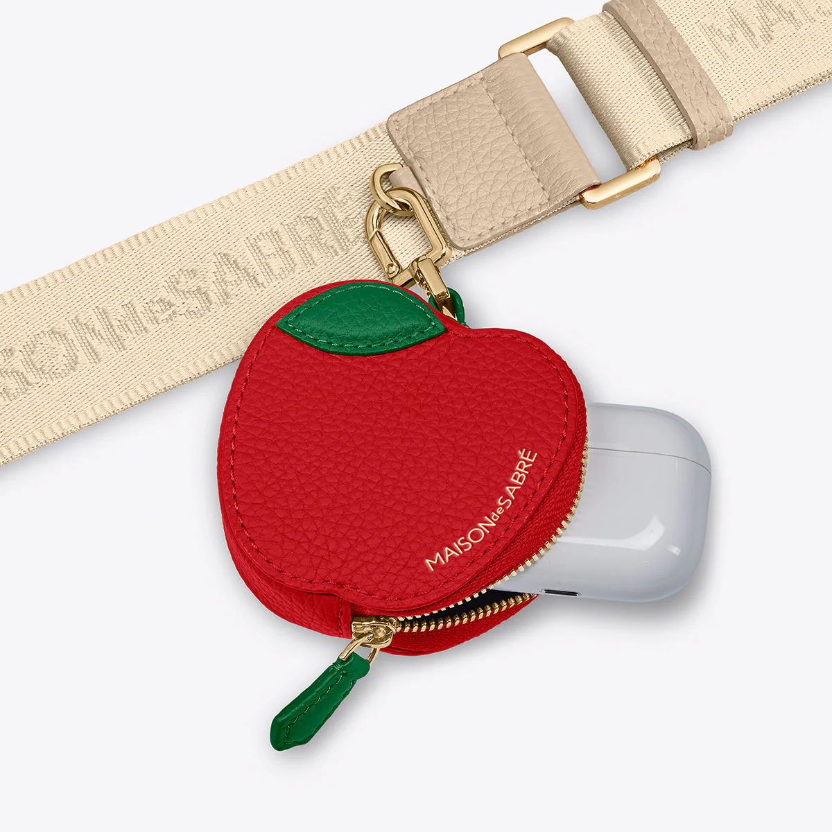 The SABRÉMOJI™ Fruit Coin Purse - Apple - Image 2