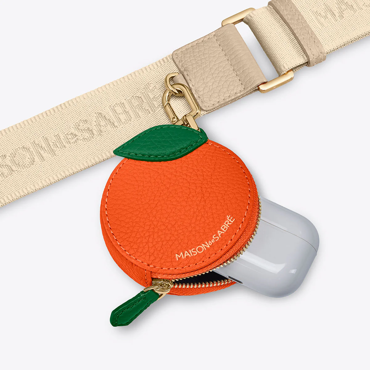 The SABRÉMOJI™ Fruit Coin Purse - Orange - Image 2