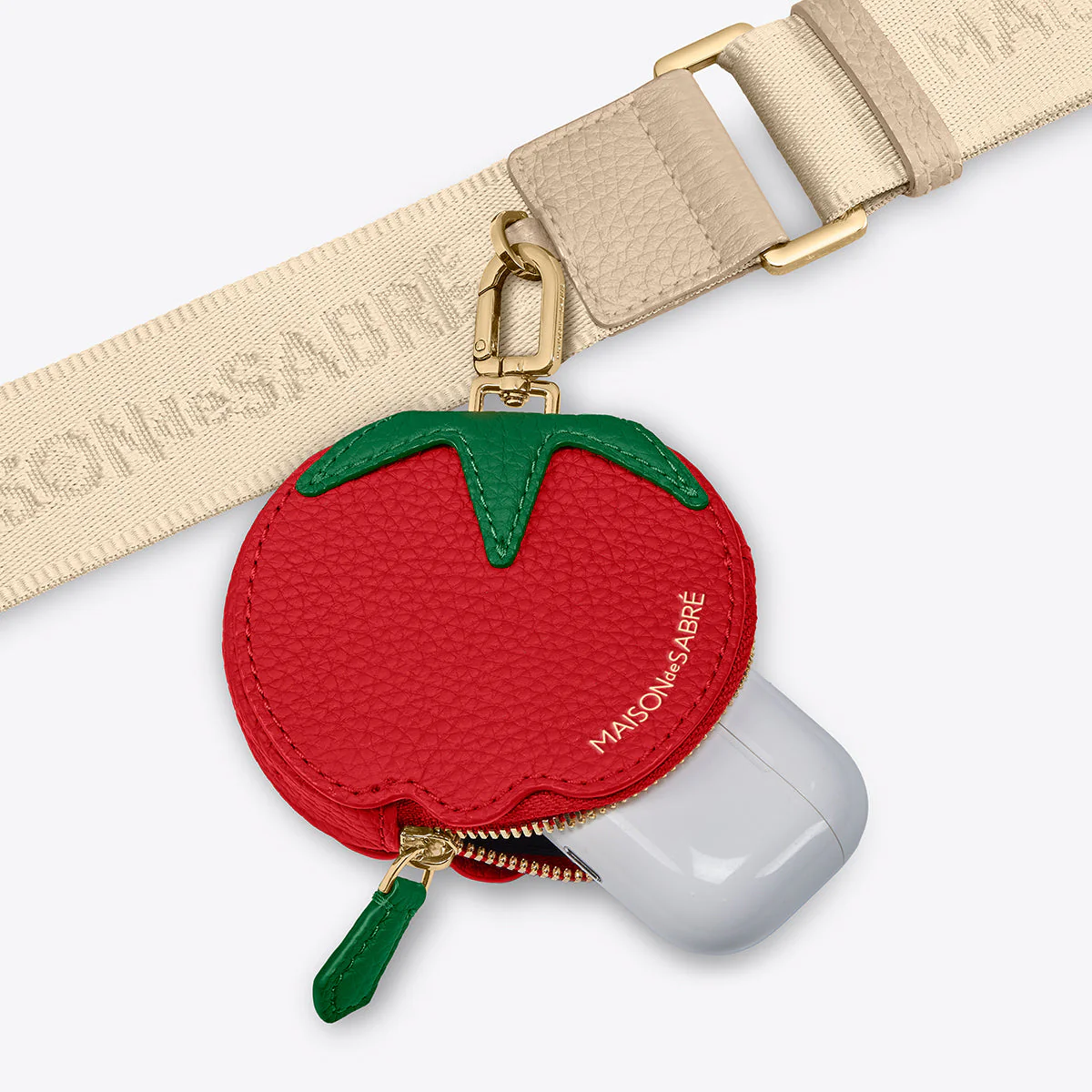 The SABRÉMOJI™ Fruit Coin Purse - Tomato - Image 2