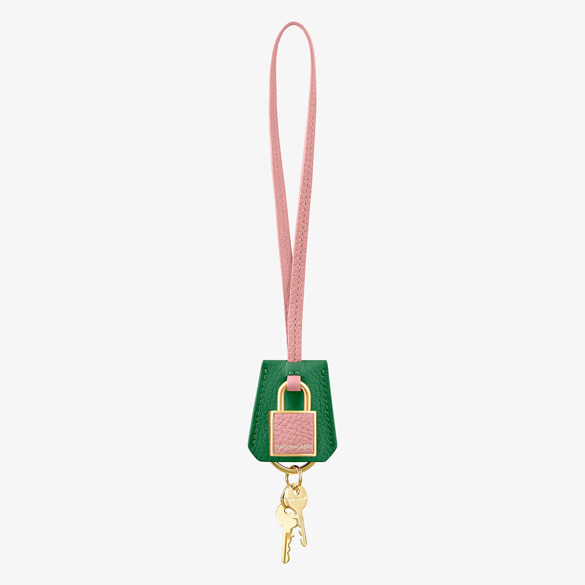 The SABRÉMOJI™ Padlock Charm - Emerald Lily