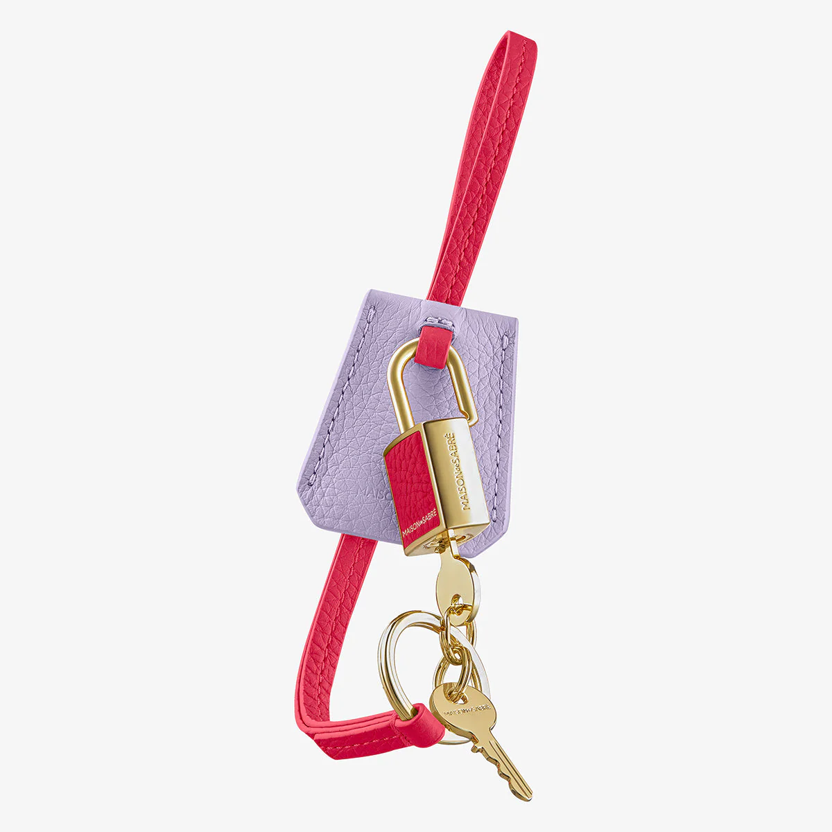 The SABRÉMOJI™ Padlock Charm - Fuchsia Lavender - Image 3