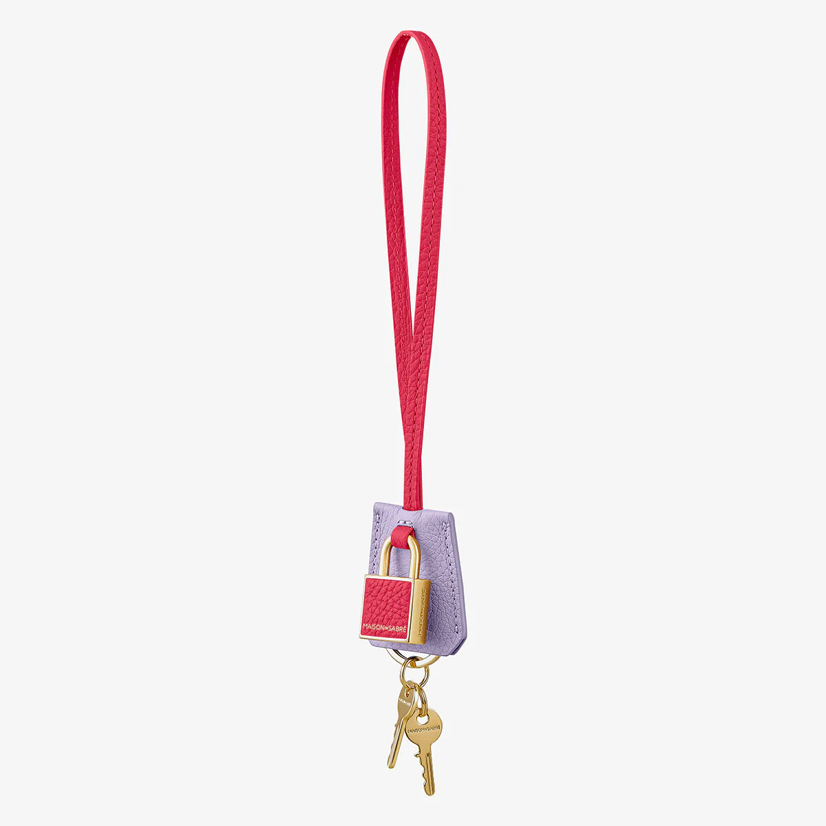 The SABRÉMOJI™ Padlock Charm - Fuchsia Lavender - Image 5