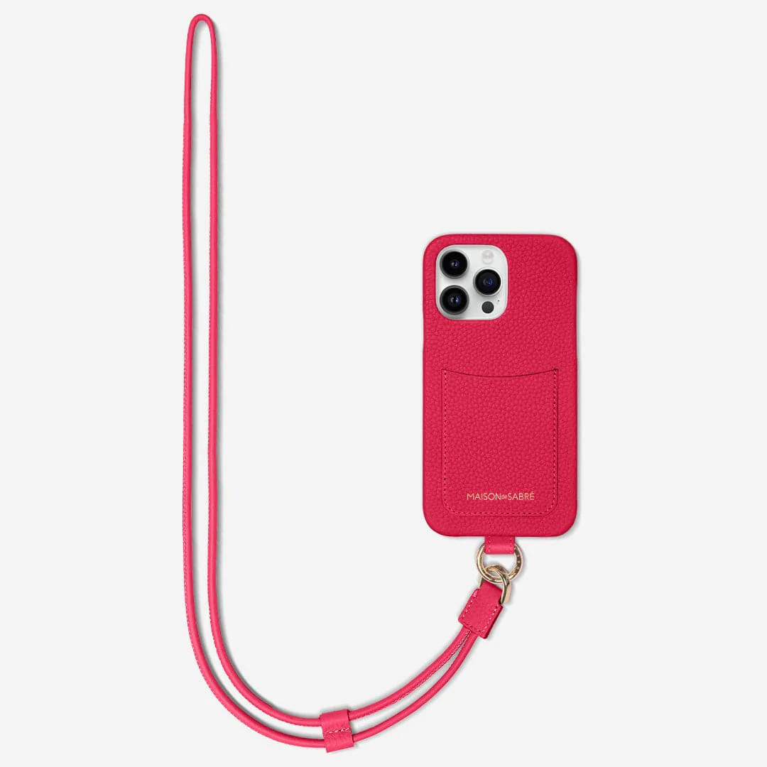 The Sling Phone Case iPhone 14 Pro Max - Shibuya Fuchsia - Image 4