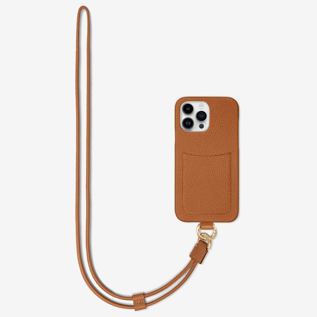 The Sling Phone Case iPhone 15 Pro - Pecan Brown - Image 3