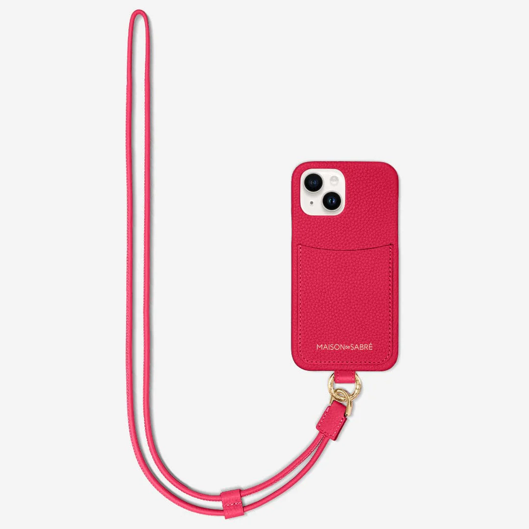 The Sling Phone Case iPhone 15 - Shibuya Fuchsia - Image 4