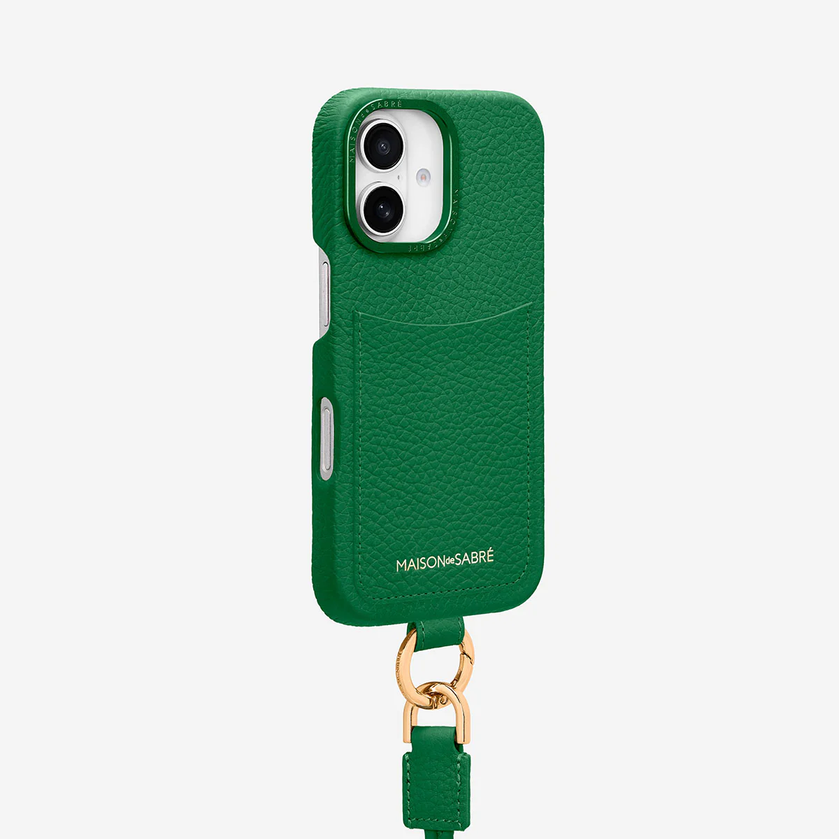 The Sling Phone Case iPhone 16 - Emerald Green - Image 3