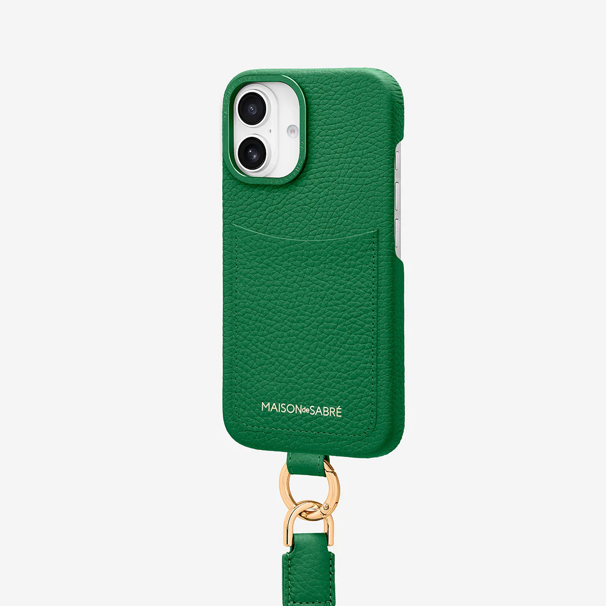 The Sling Phone Case iPhone 16 - Emerald Green - Image 4