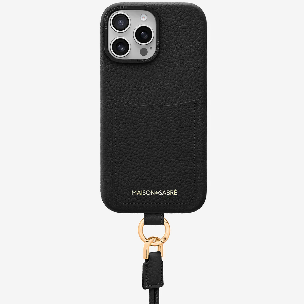 The Sling Phone Case iPhone 16 Pro Max - Black Caviar