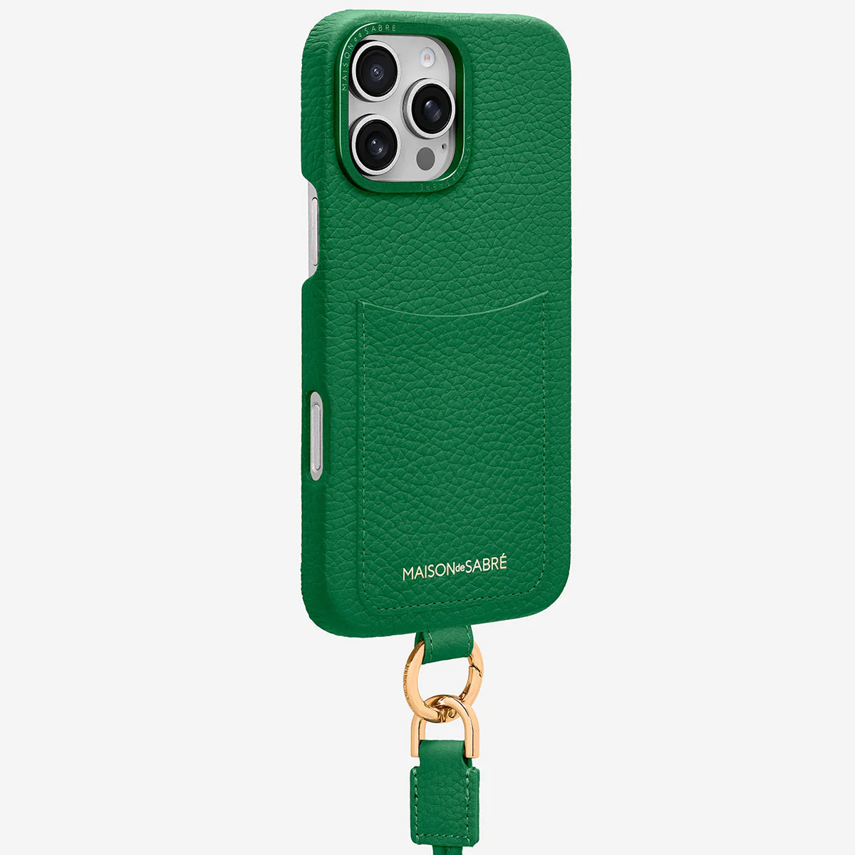 The Sling Phone Case iPhone 16 Pro Max - Emerald Green - Image 3