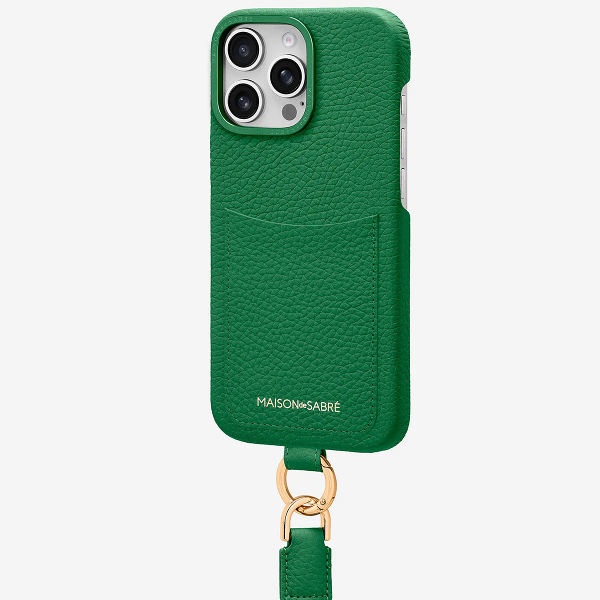 The Sling Phone Case iPhone 16 Pro Max - Emerald Green - Image 4