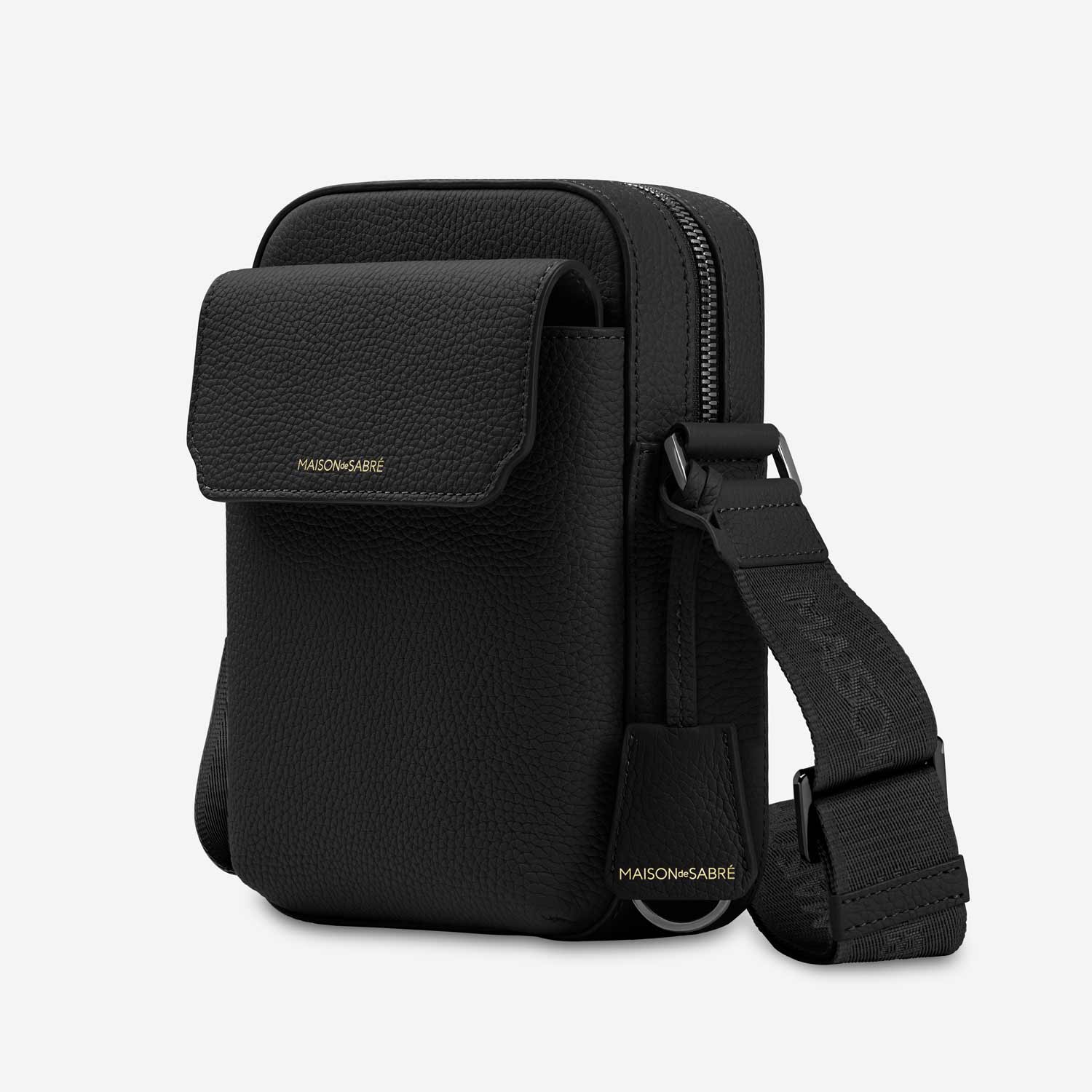 The Small Messenger Bag - Black Caviar - Image 4