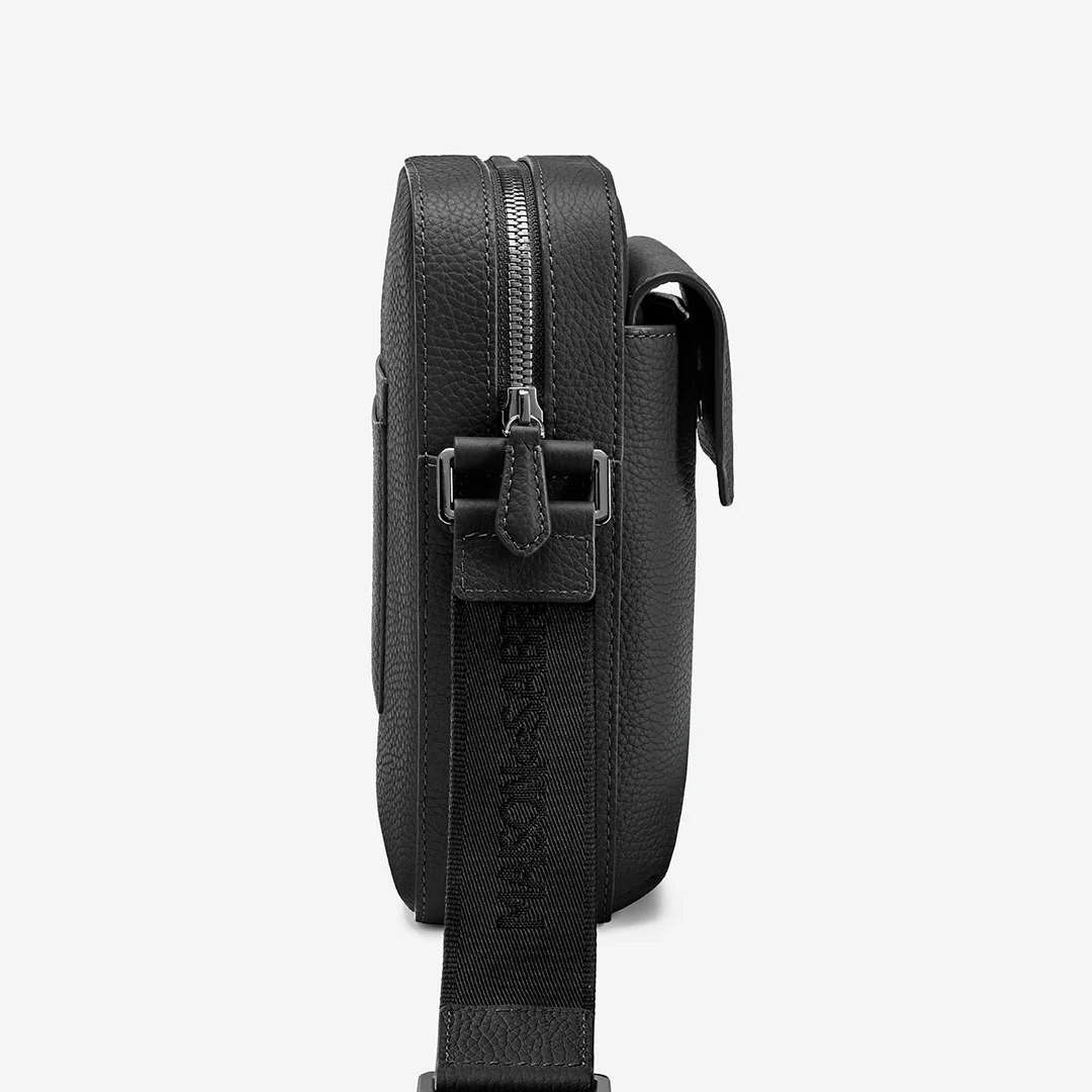The Small Messenger Bag - Black Caviar - Image 6