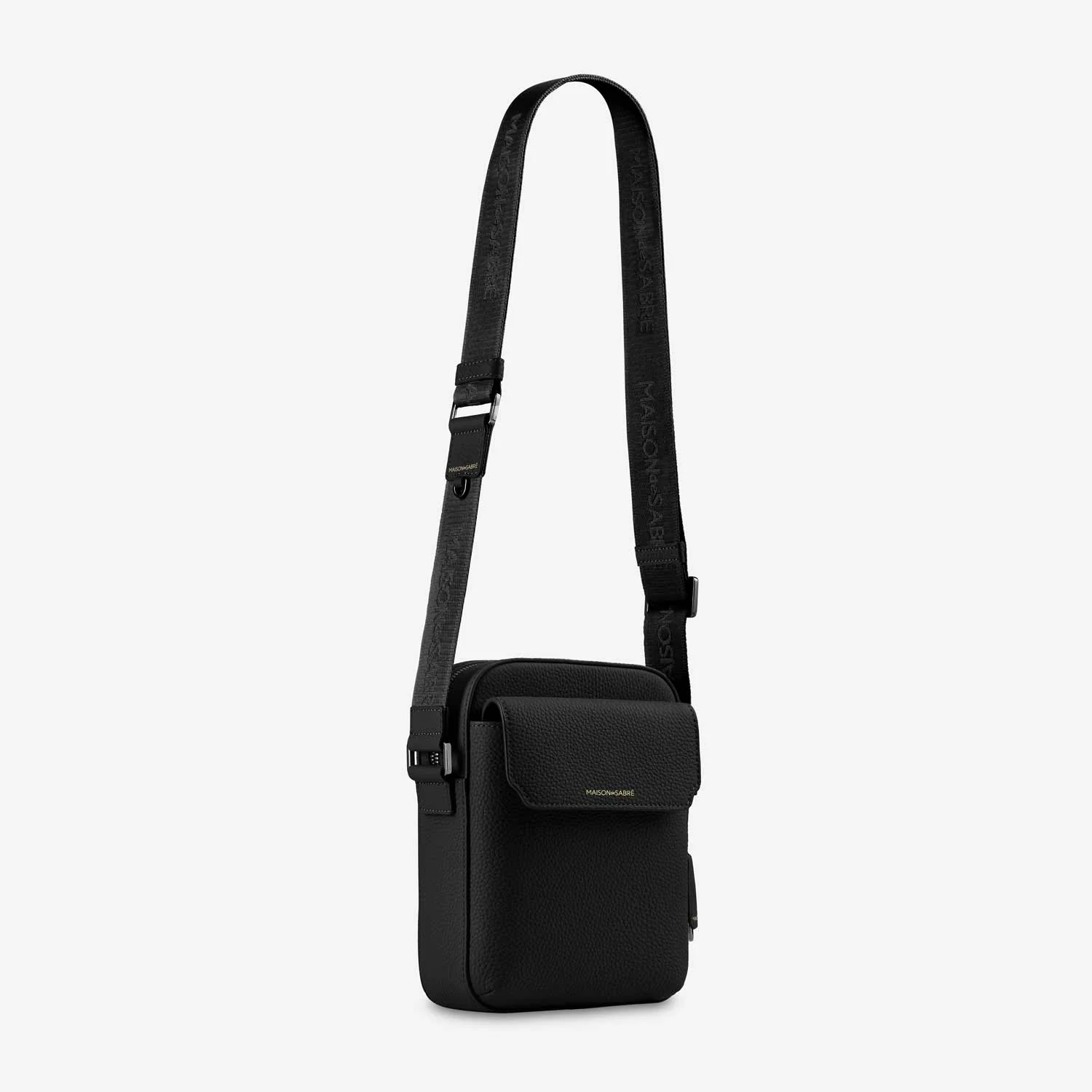 The Small Messenger Bag - Black Caviar - Image 8