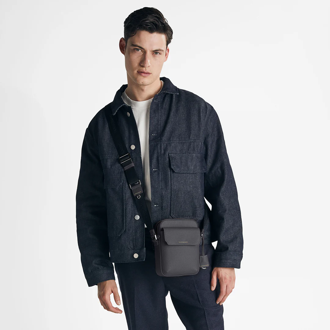 The Small Messenger Bag - Graphite Grey - Image 3