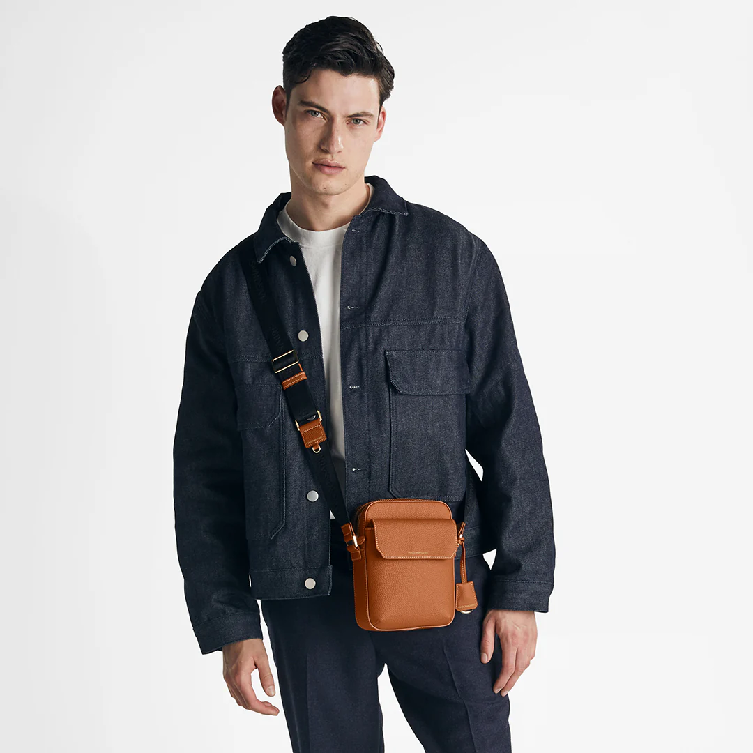 The Small Messenger Bag - Pecan Brown - Image 3
