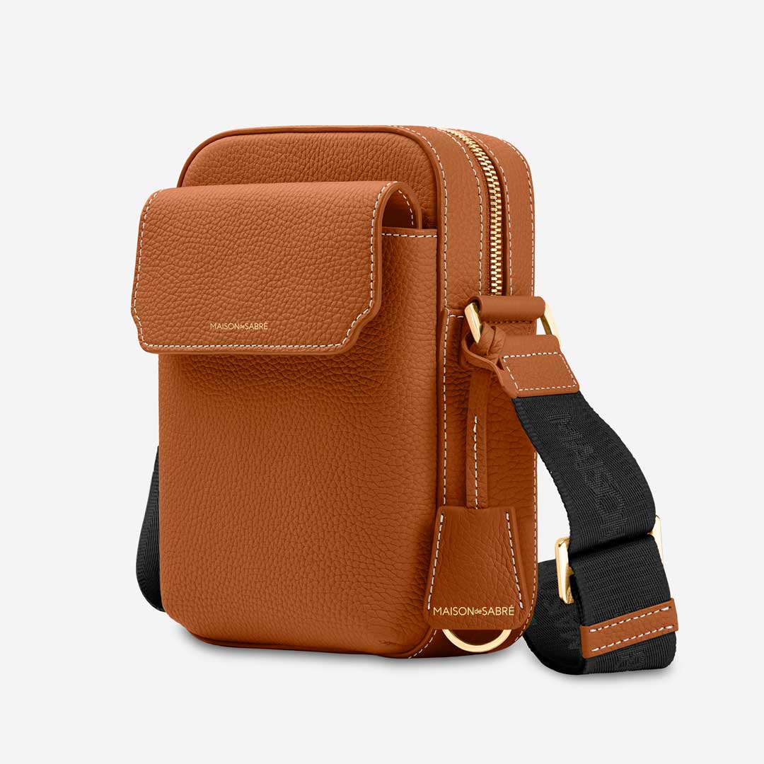 The Small Messenger Bag - Pecan Brown - Image 4