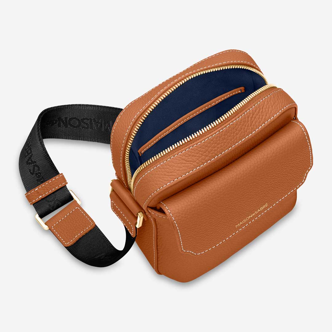 The Small Messenger Bag - Pecan Brown - Image 9