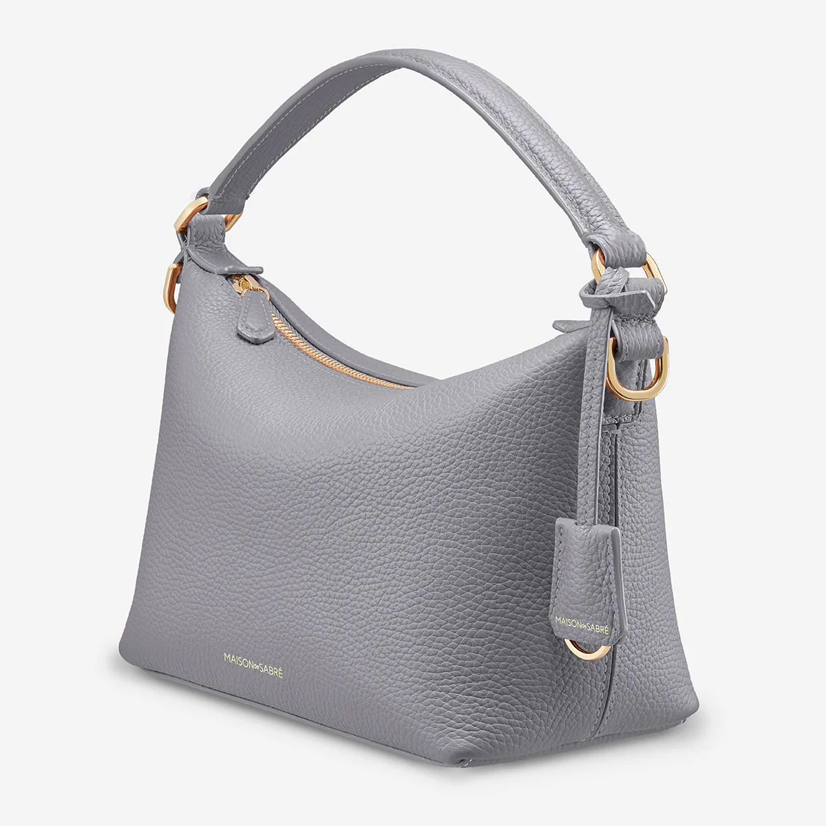 The Small Soft Hobo - Dove Grey - Image 3