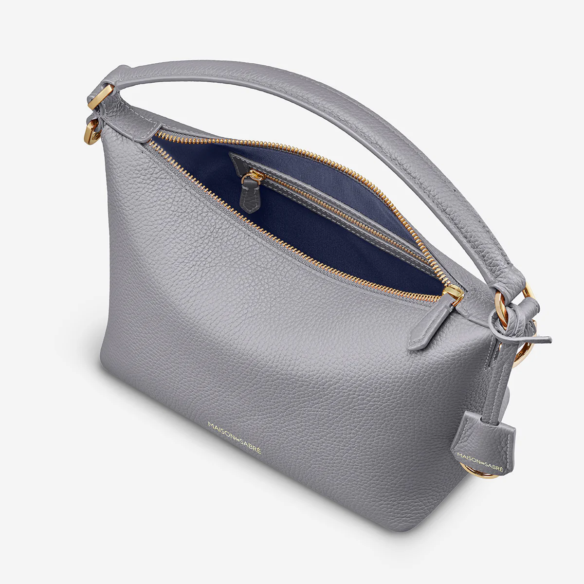 The Small Soft Hobo - Dove Grey - Image 6