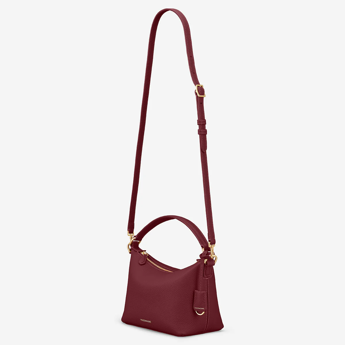The Small Soft Hobo - Plum Red - Image 6