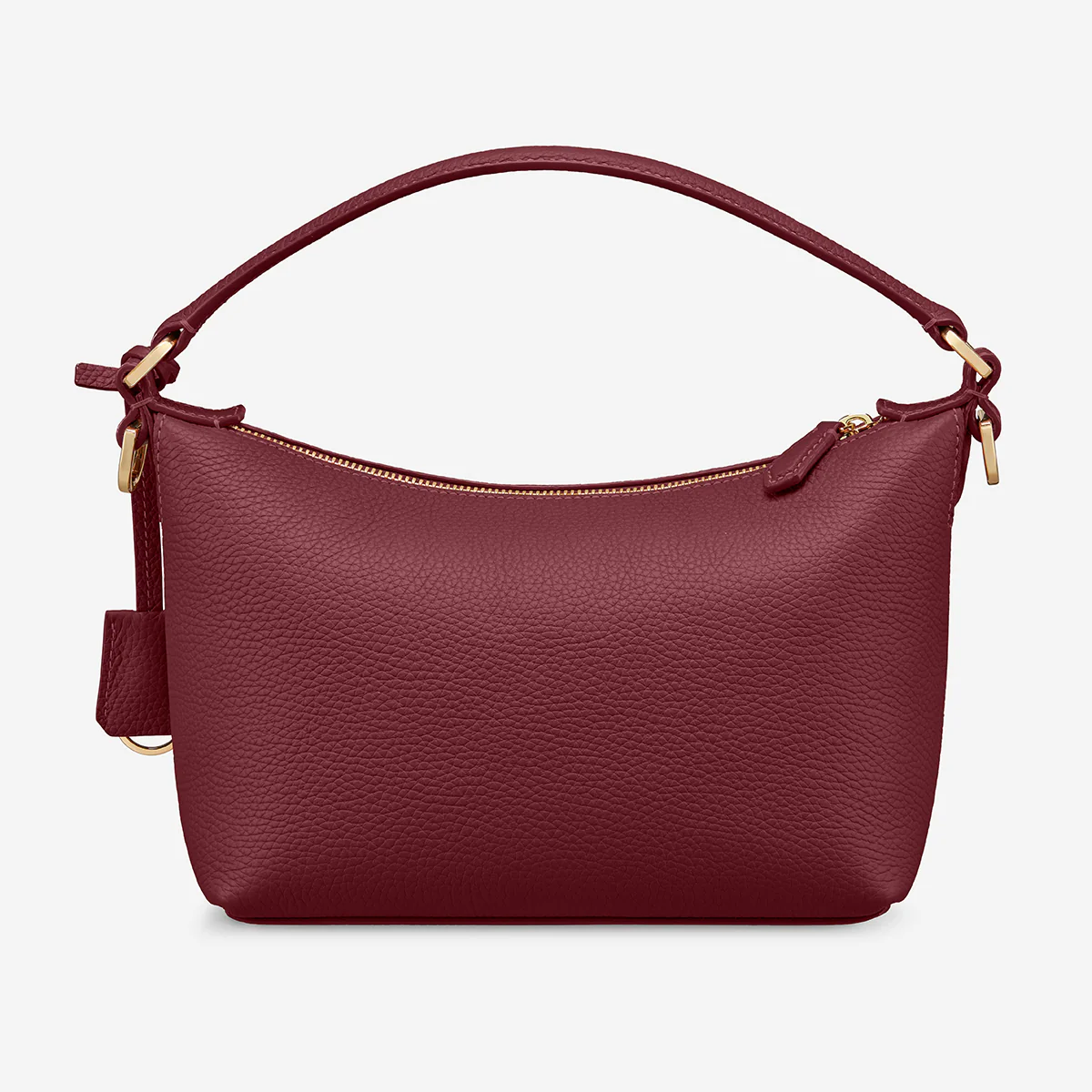 The Small Soft Hobo - Plum Red - Image 7