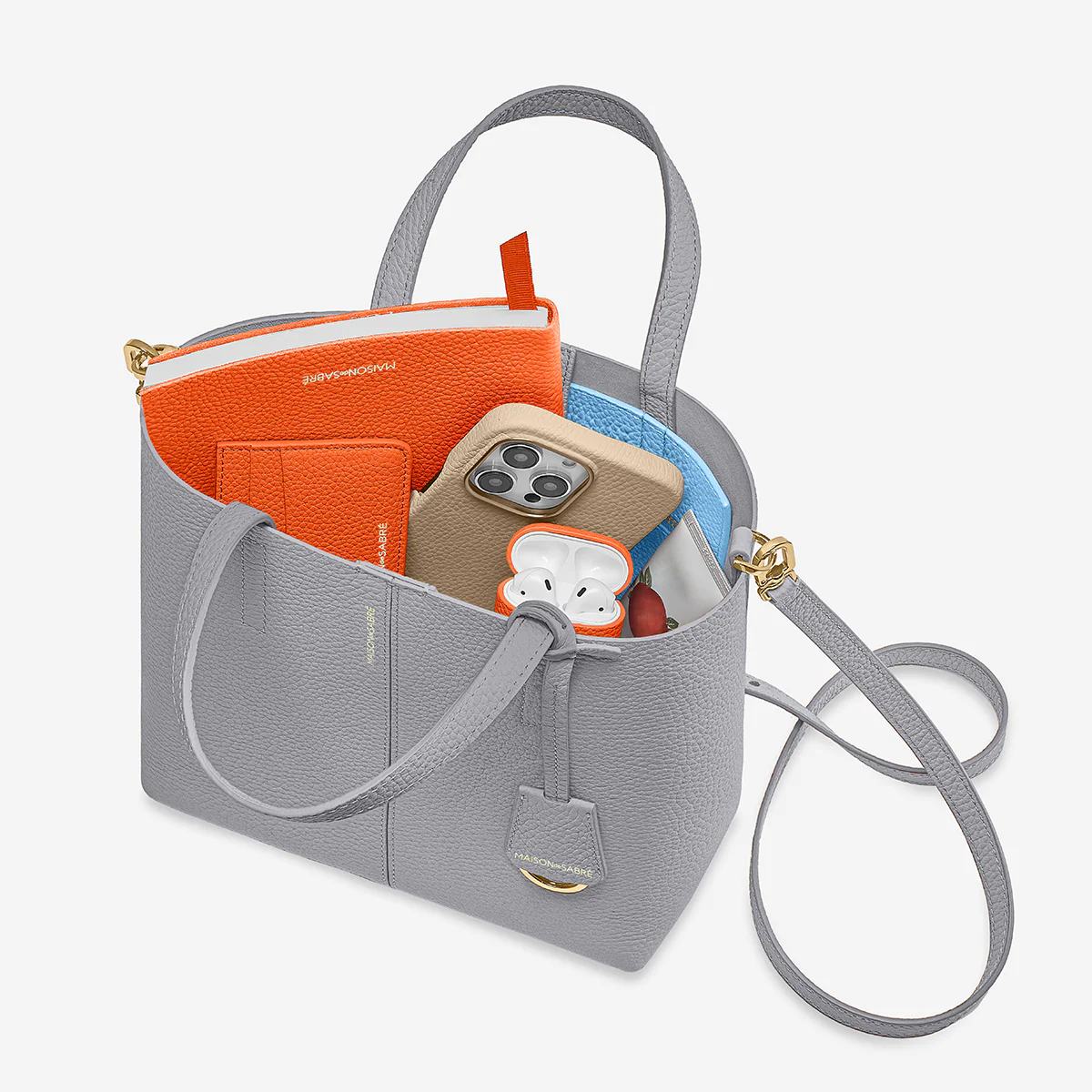 The Small Soft Tote - Dove Grey - Image 7