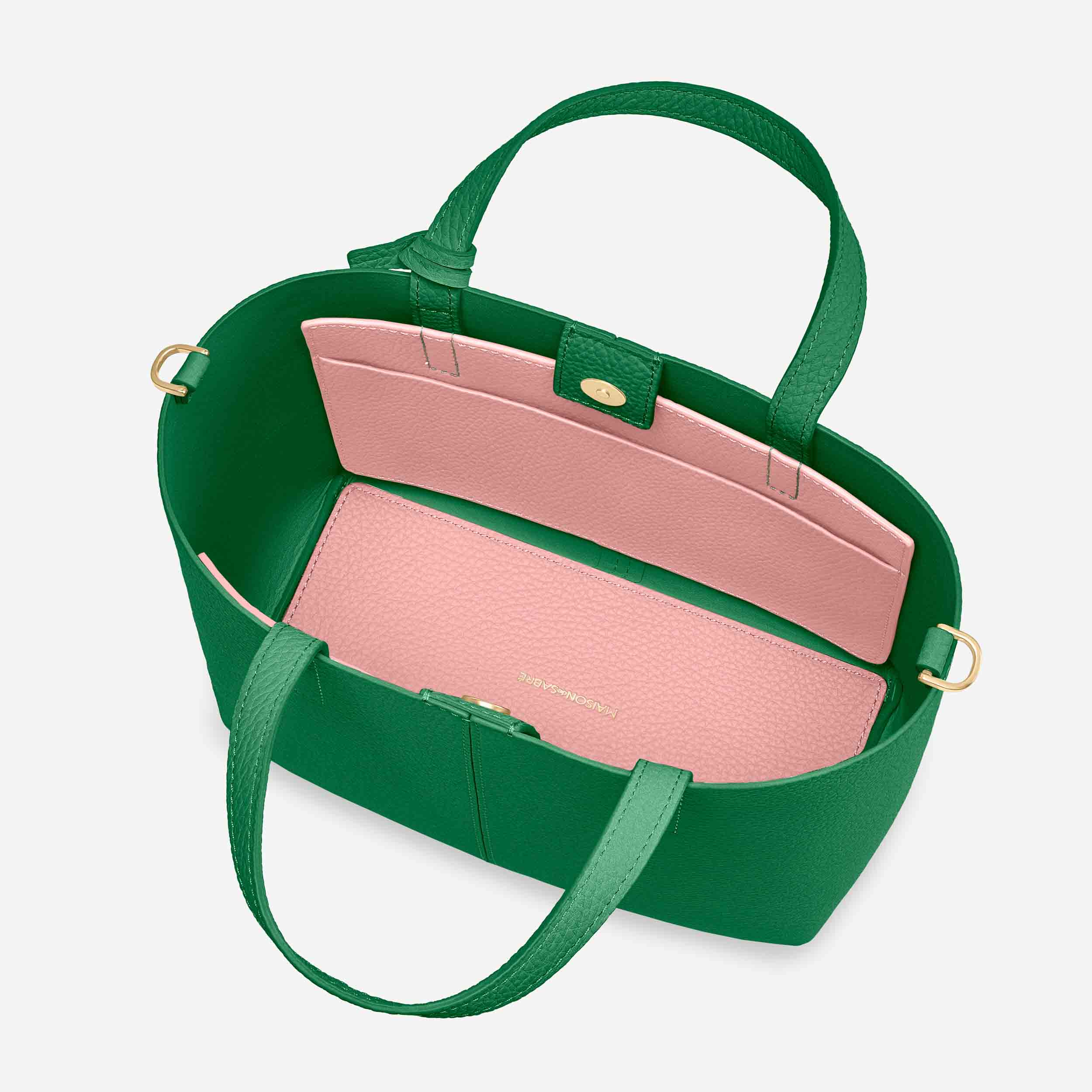 The Small Soft Tote - Emerald Lily - Image 3