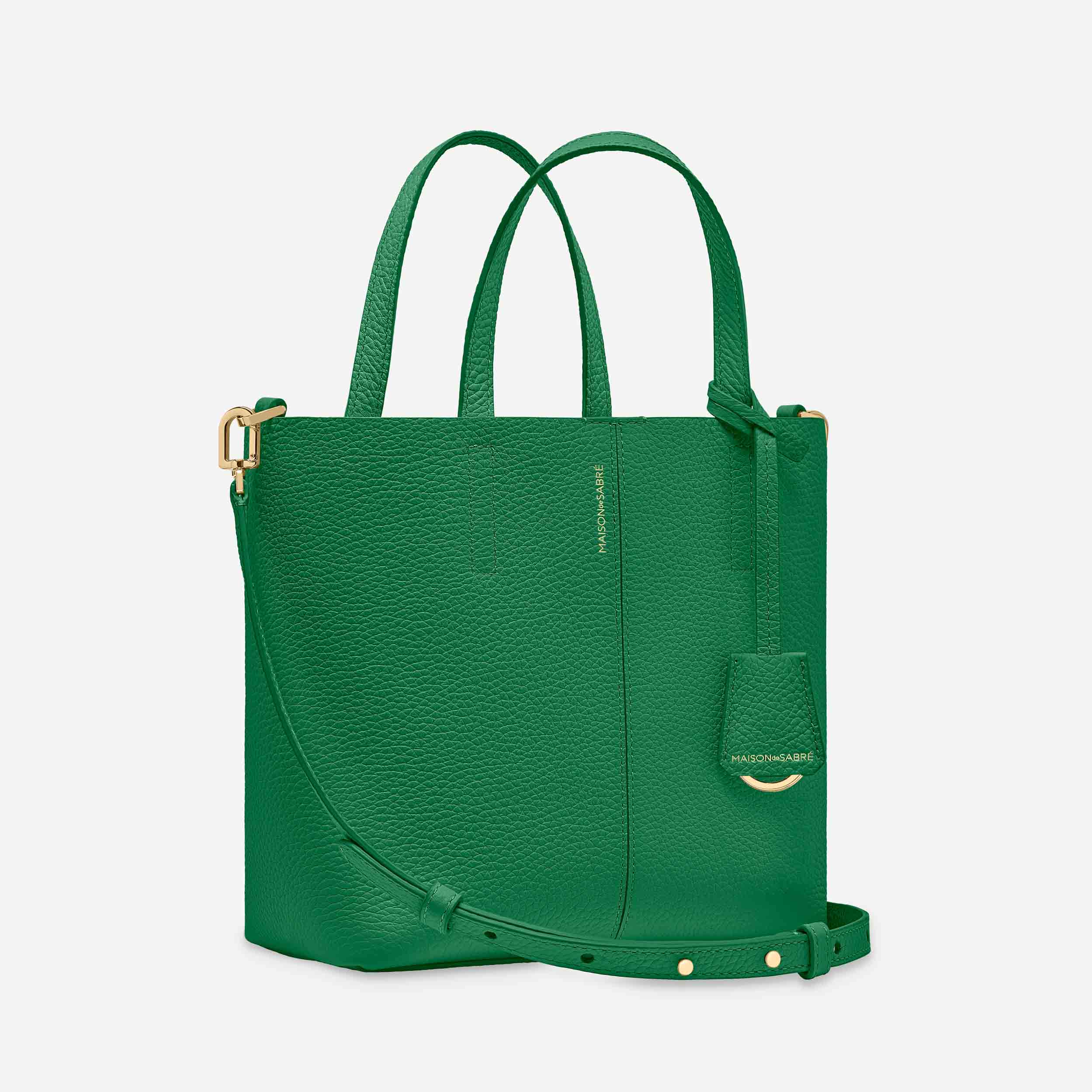 The Small Soft Tote - Emerald Lily - Image 5