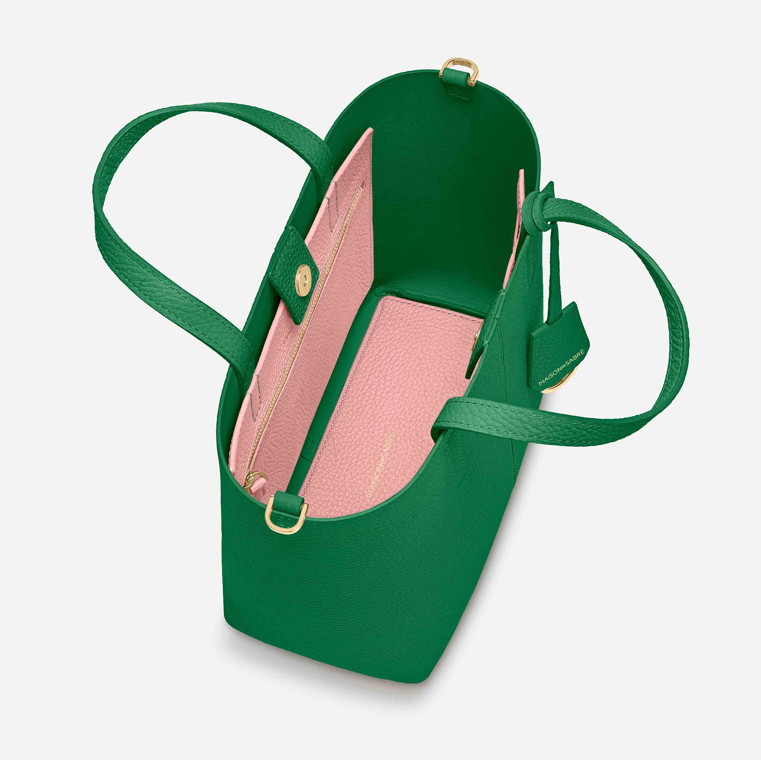 The Small Soft Tote - Emerald Lily - Image 6
