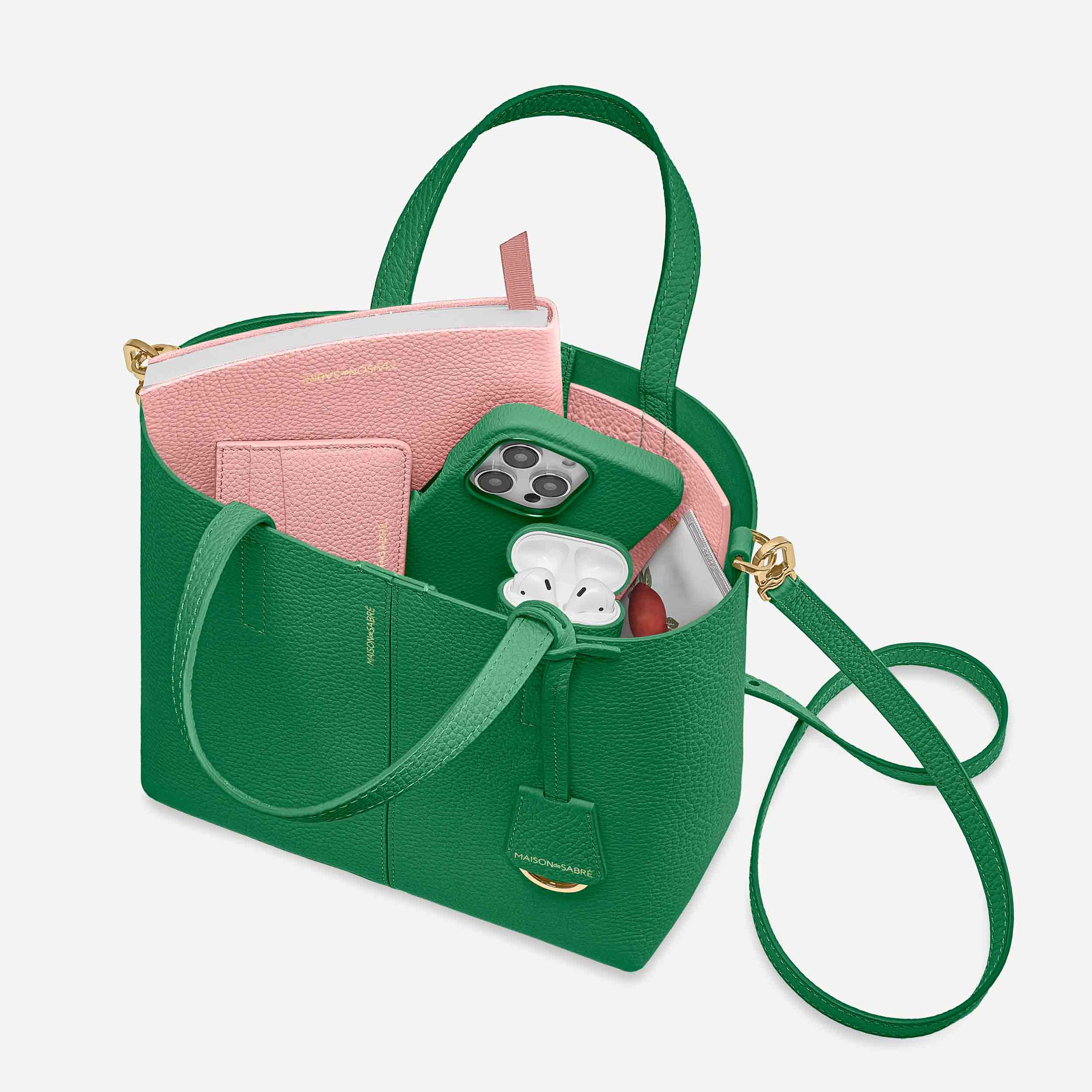 The Small Soft Tote - Emerald Lily - Image 8