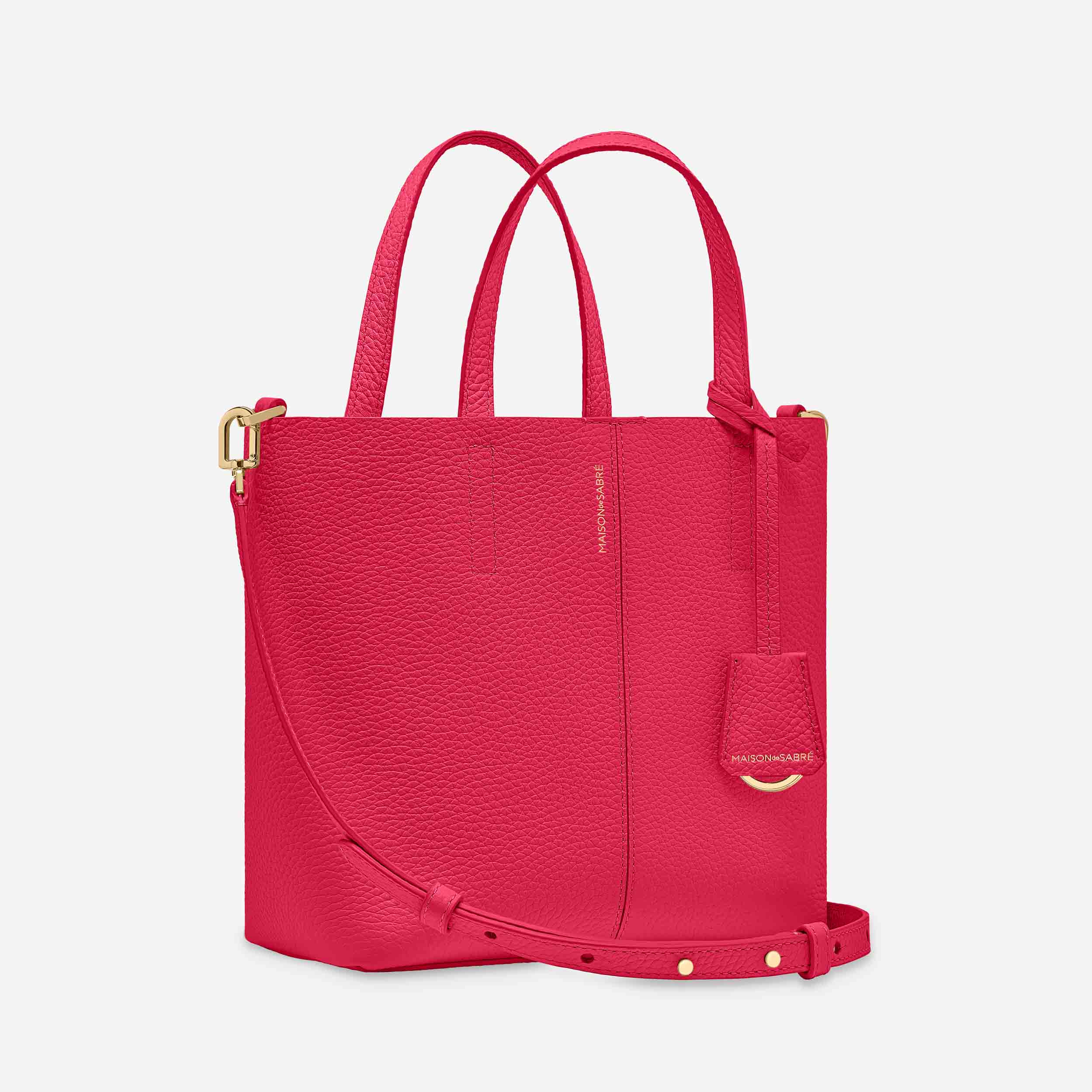 The Small Soft Tote - Fuchsia Lavender - Image 5
