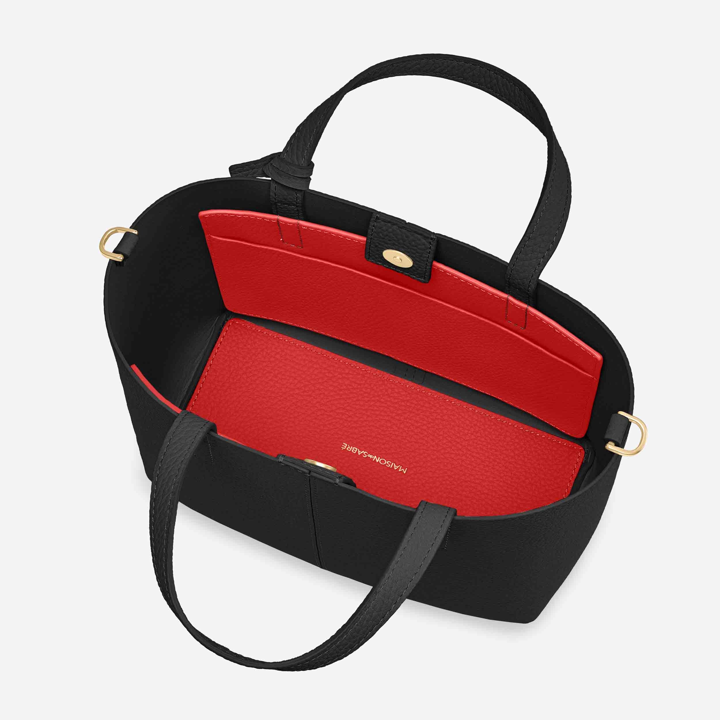 The Small Soft Tote - Rouge Noir - Image 3