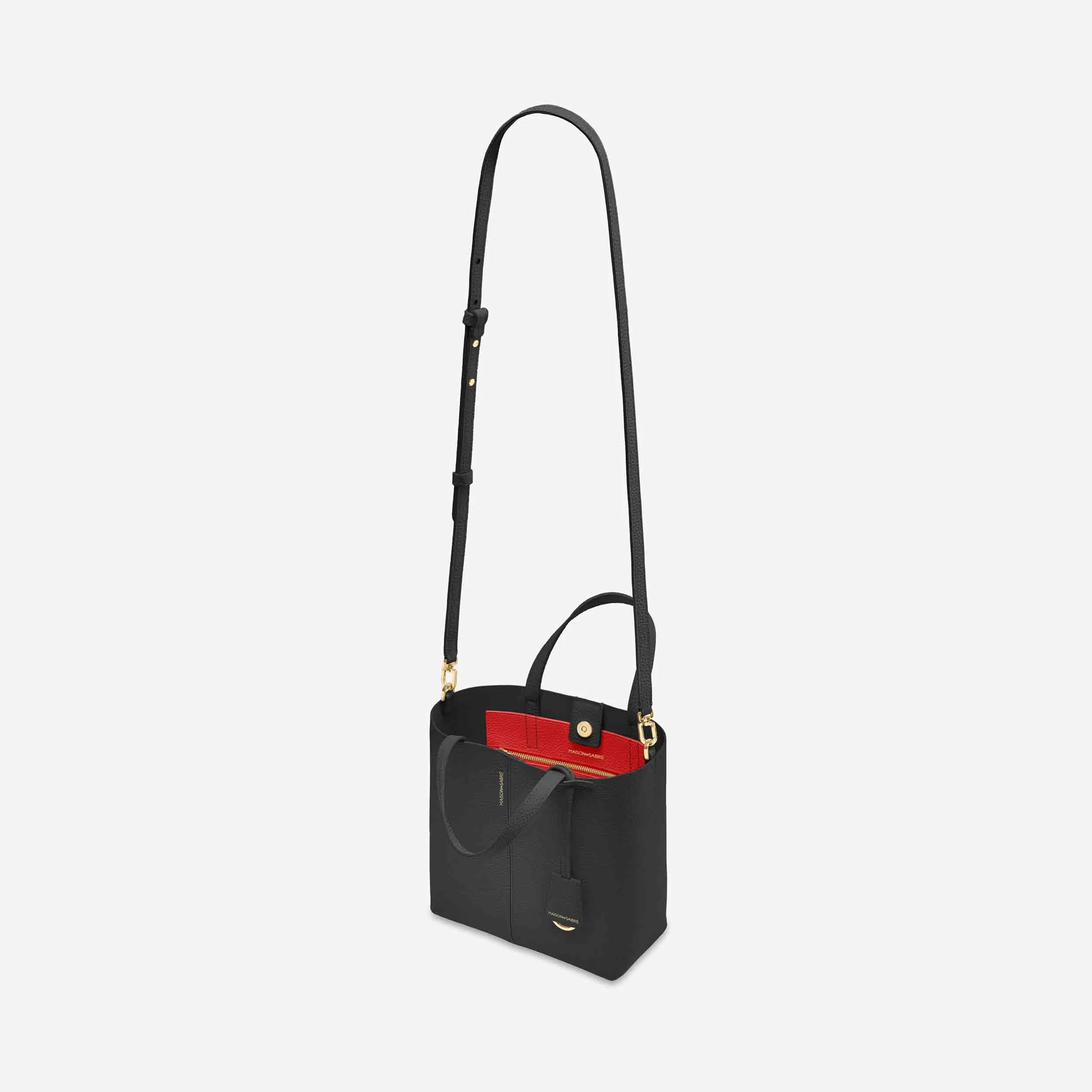 The Small Soft Tote - Rouge Noir - Image 7