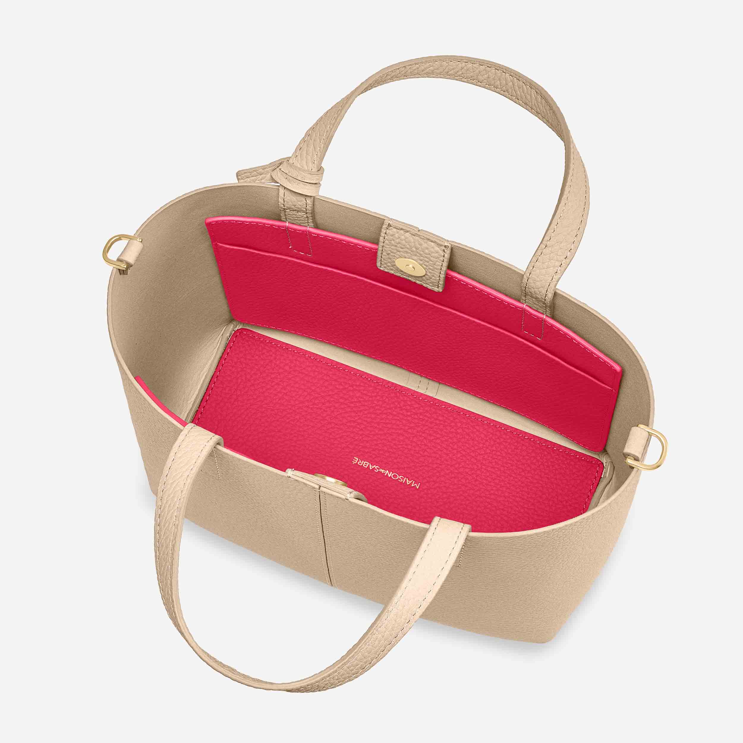 The Small Soft Tote - Saharan Fuchsia - Image 3