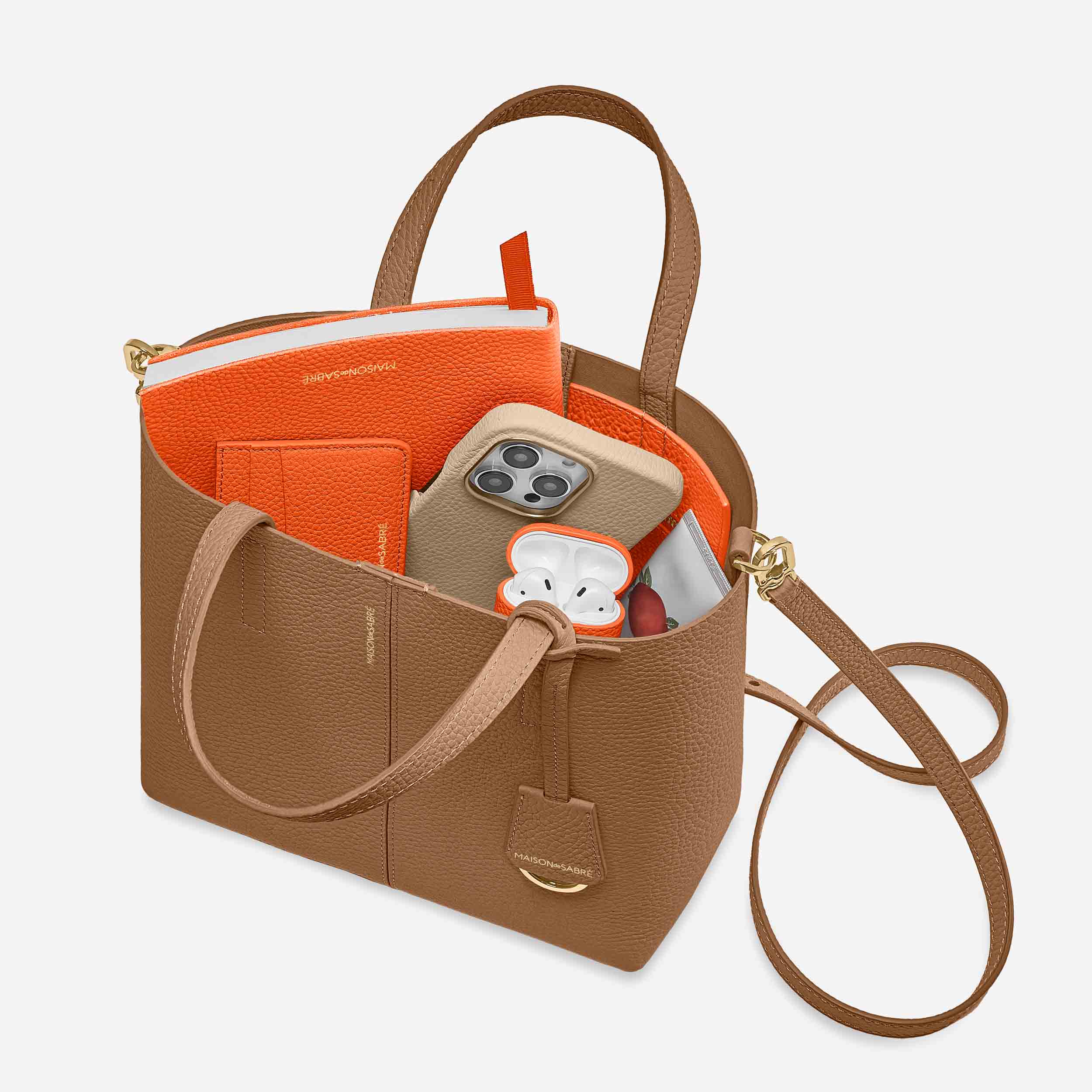 The Small Soft Tote - Sandstone Manhattan - Image 8
