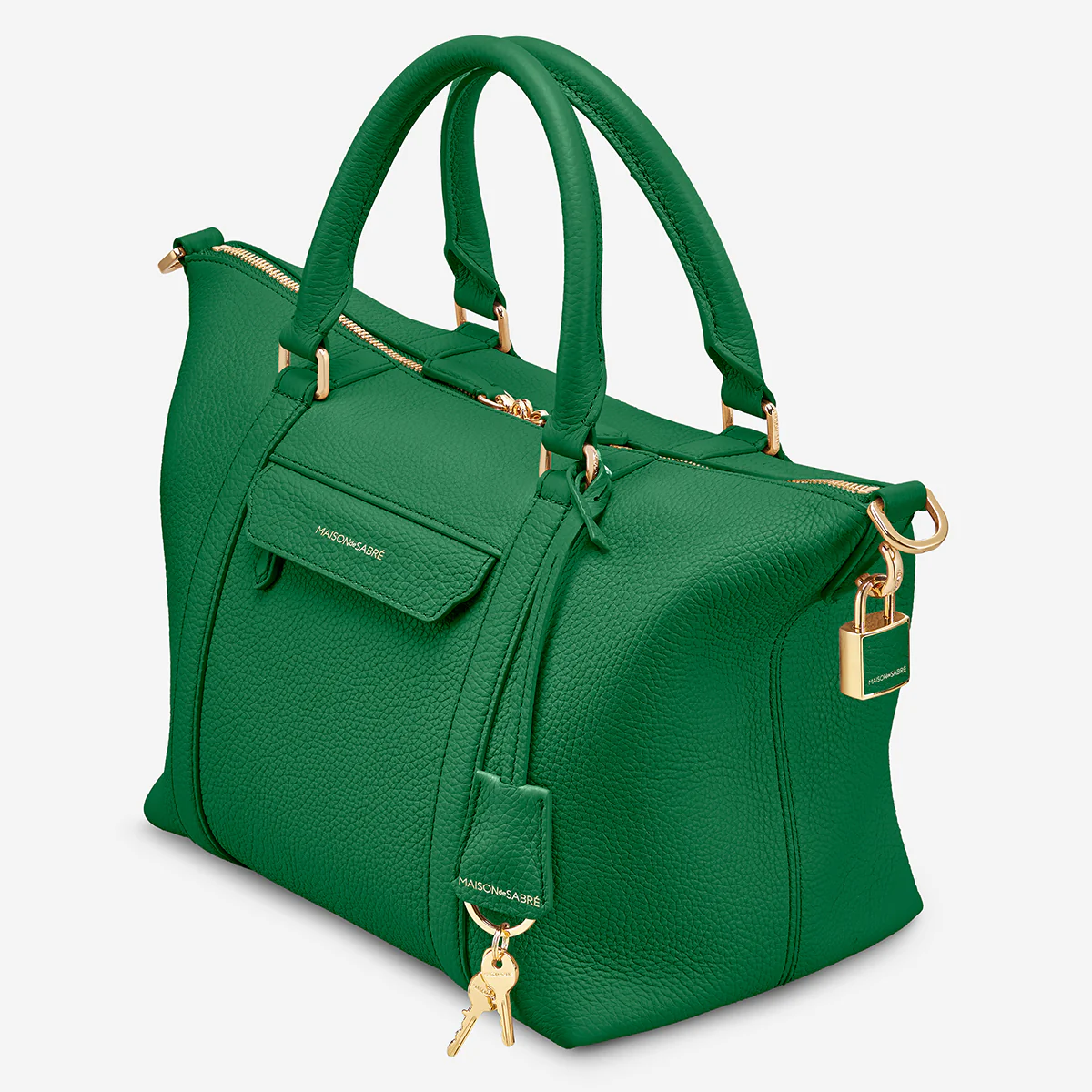 The Small Weekender - Emerald Green - Image 4