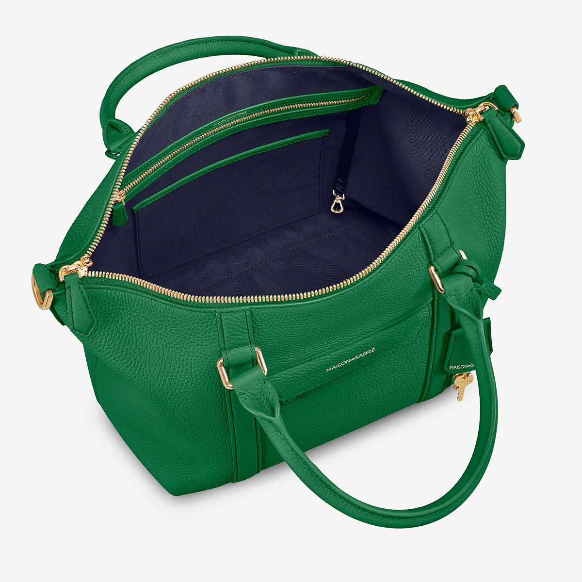 The Small Weekender - Emerald Green - Image 8